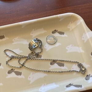 Agnes B stainless steel necklace